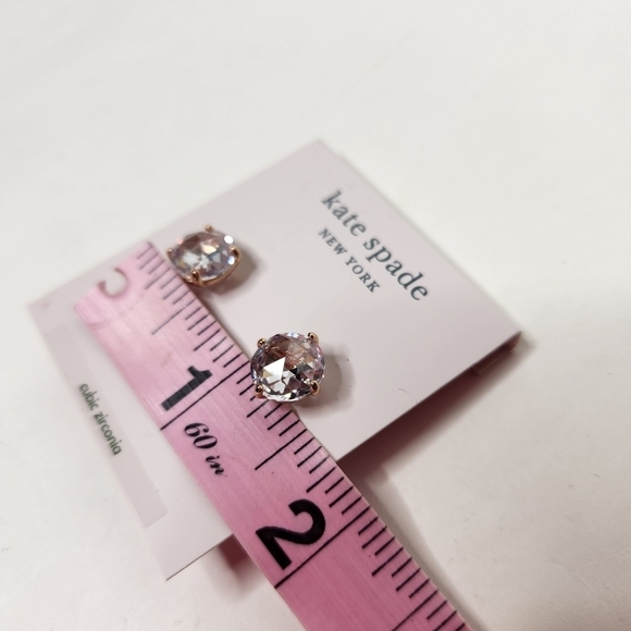 Kate Spade Cubic Zarconia Studded Sparkly Earrings - Picture 3 of 3